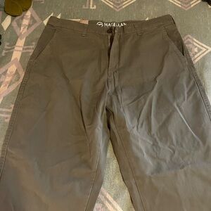 Magellan Outdoors Men's Charcoal Chinos
